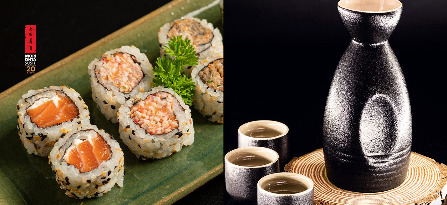 Harmonizar sushi com saque